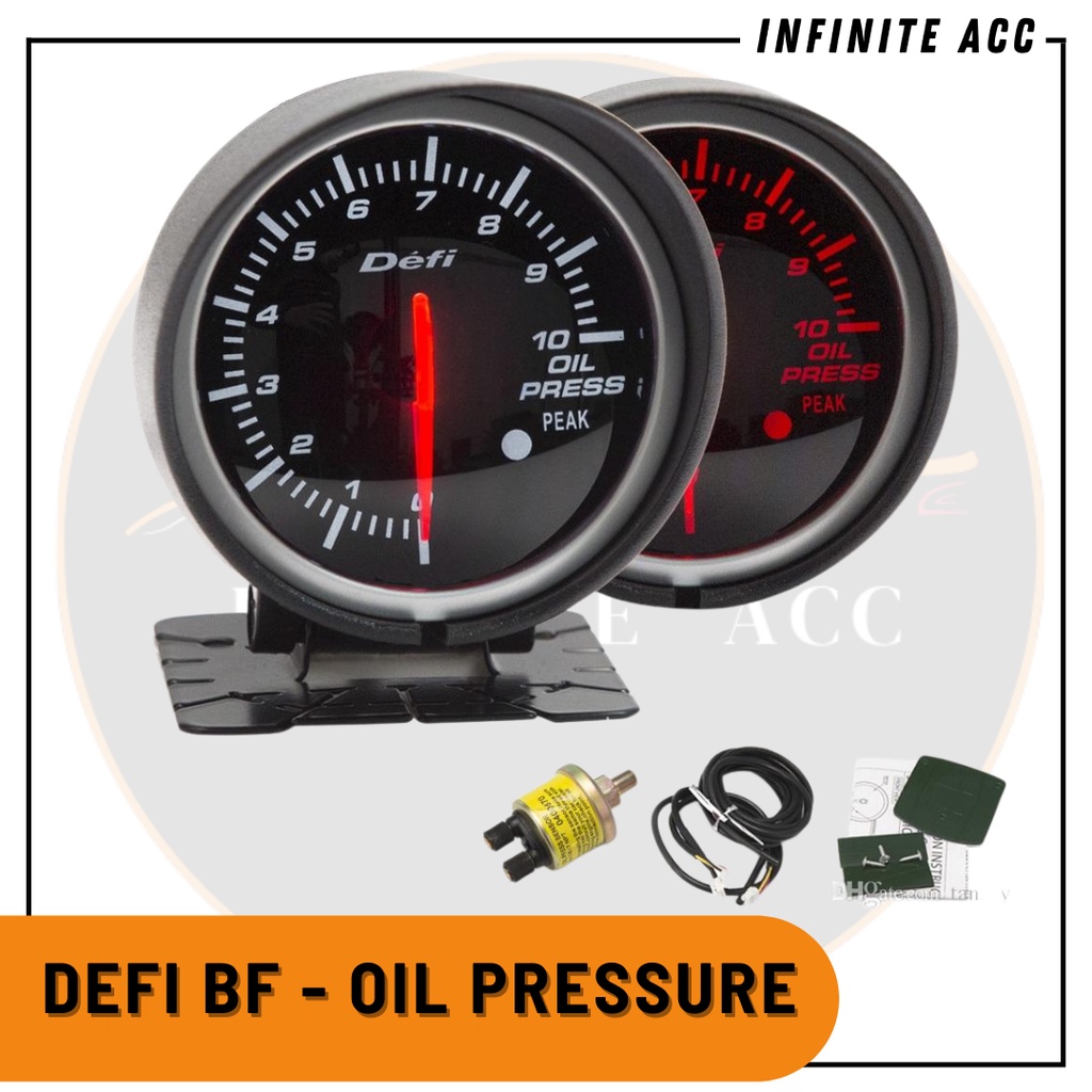 Jual Indicator Defi BF Link Gauges OIL PRESSURE Tachometer Accesories