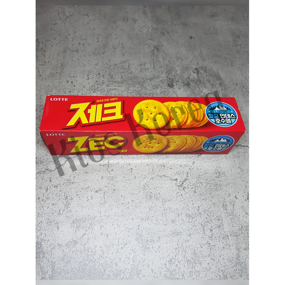 Jual Lotte Zec Cheese Crackers 100gr Cracker Keju BISKUIT KOREA