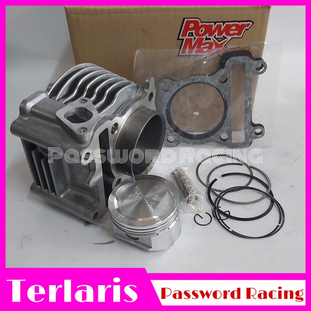 Jual Blok Bore Up Mio Nouvo Piston 59mm dan 61mm Power Max Racing