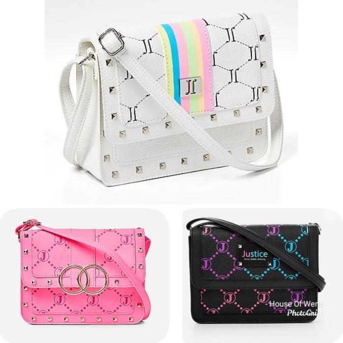 Jual Justice Signature Crossbody Bag Tas Slempang Justice Shopee