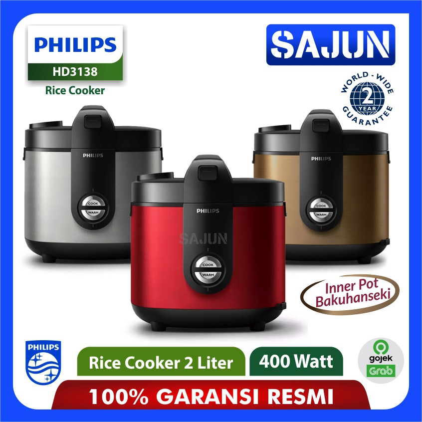 Jual Rice Cooker Premium Philips HD3138 Magic Com 2Liter HD3138 Shopee Indonesia