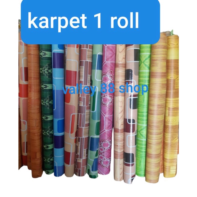 Jual Karpet lantai/ alas meja / katpet plastik vynil 1 roll isinya