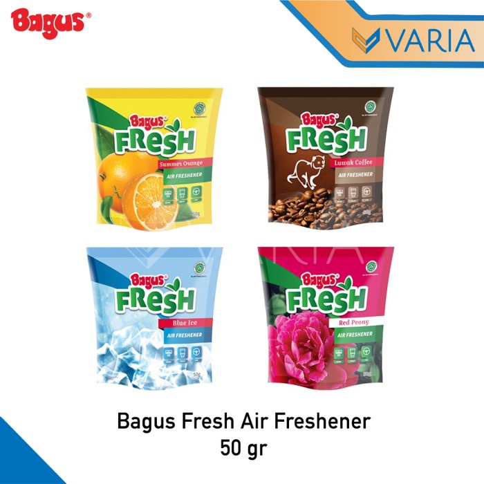 Jual Bagus Fresh Air Freshener 50 gr Pouch Pengharum Parfum Mobil