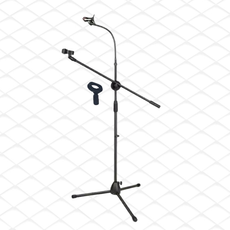 Jual STAND MICROPHONE BERDIRI PLUS HOLDER HP STAND MIC BERDIRI TIANG