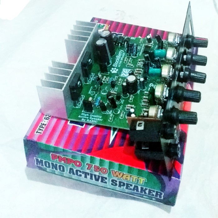 Jual Kit Speaker Aktif Mono extra mic Subwoofer 750W PMPO Shopee