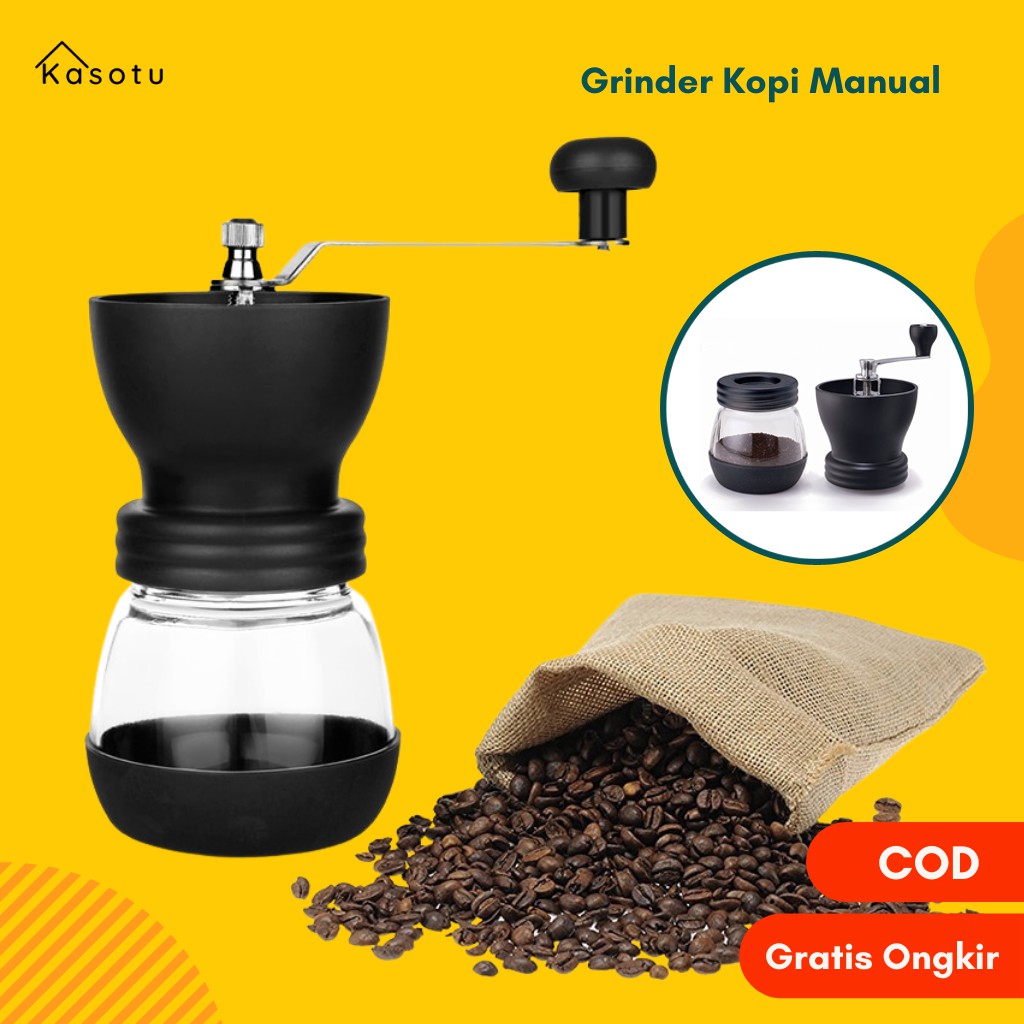 Jual Grinder Kopi Manual Penggiling Gilingan Portable Peralatan Kopi