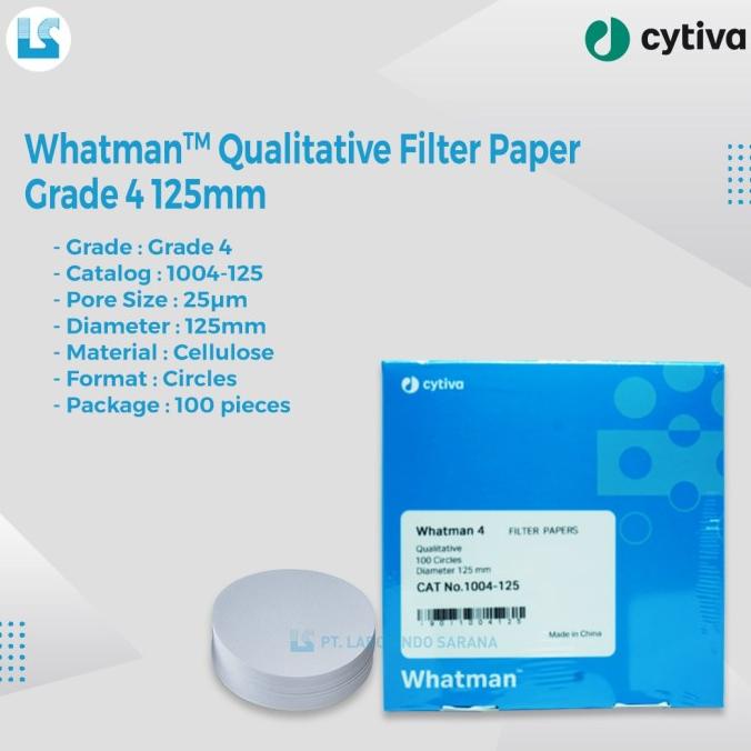 Jual Whatman Filter Paper / Kertas Saring Grade 4 , 125 mm Shopee