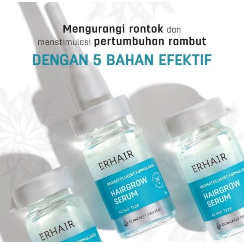 Jual erha hair grow serum 7x8ml Shopee Indonesia