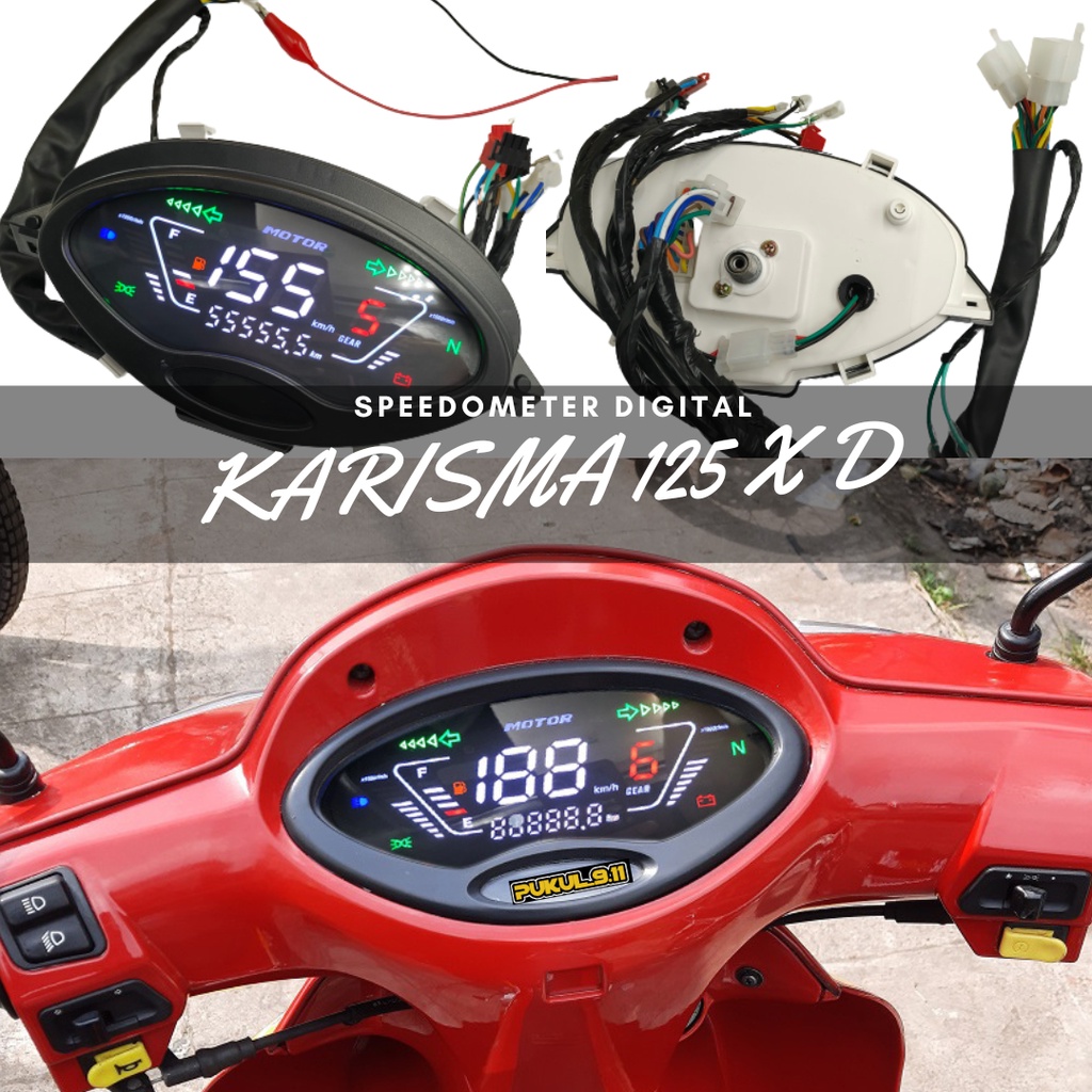 Jual Speedometer Digital Spidometer Speedo Spedo Spido Meter Kilometer