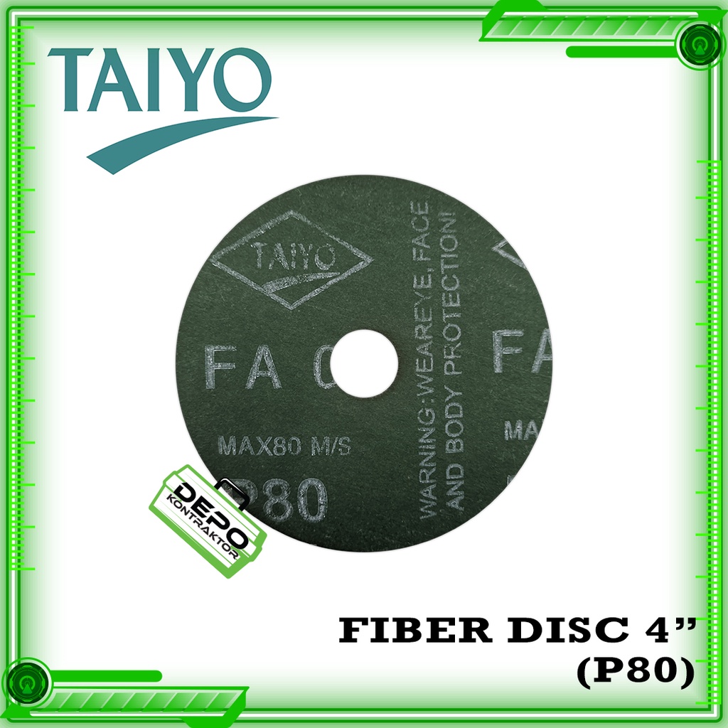 Jual FIBER DISC TAIYO 4" inch Shopee Indonesia