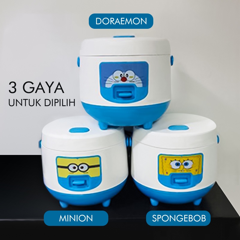 Jual [ FREE GIFT ] SOGO Rice Cooker Mini Motif Lucu 1L / Alat Penanak