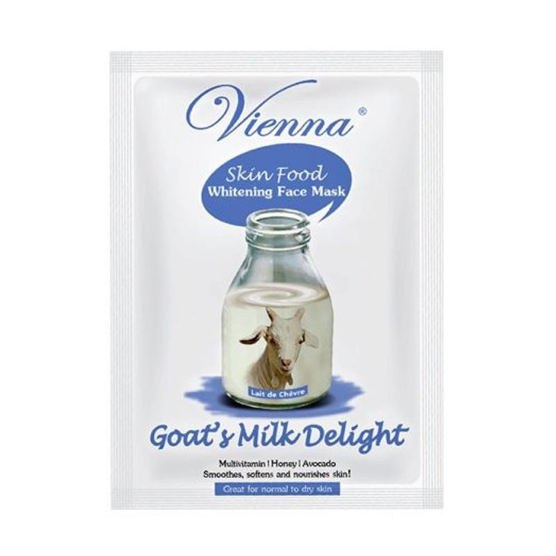 Jual VIENNA Face Mask Goats Milk Delight 15ml Sachet Shopee Indonesia