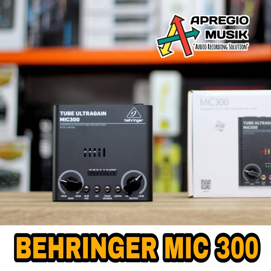 Jual Behringer MIC300 MIC 300 Tube Ultragain Microphone Preamp Shopee
