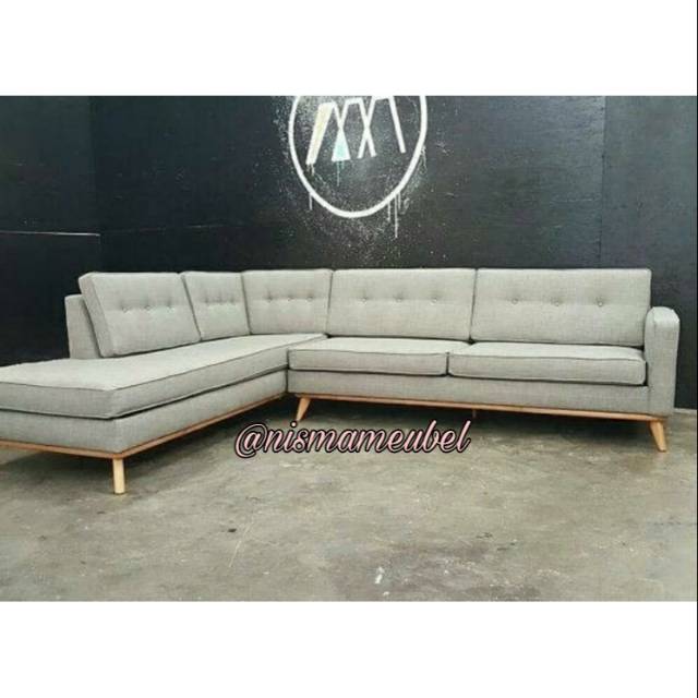 Jual Sofa retro sudut sofa retro L sofa Chester sofa Chesterfield