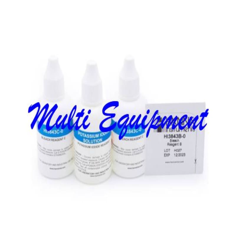 Jual HI3843100 Hypochlorite Test Kit Replacement Reagents (100 tests