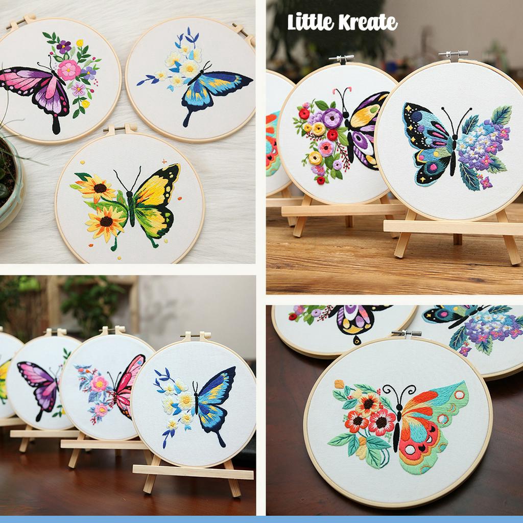 Jual HE06 DIY Paket Sulam Menyulam / Hand Embroidery Kit / Needle