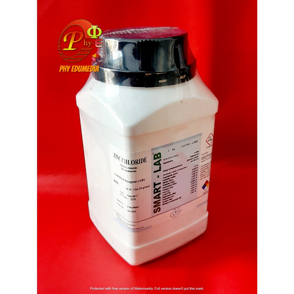 Jual Seng Klorida / Zinc Chloride / Zncl2 Analis SMARTLAB Ecer Per 10