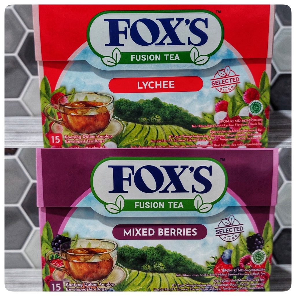 Jual FOX'S Fusion Tea Sachet Shopee Indonesia