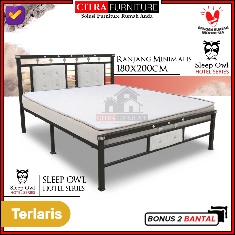 Jual Citra Furniture SHUMO ® Ranjang Besi MinimalisDivan Besi Rangka