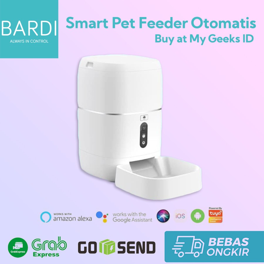 Jual BARDI Smart Pet Feeder Tempat Makan Pintar Anjing Kucing Wifi