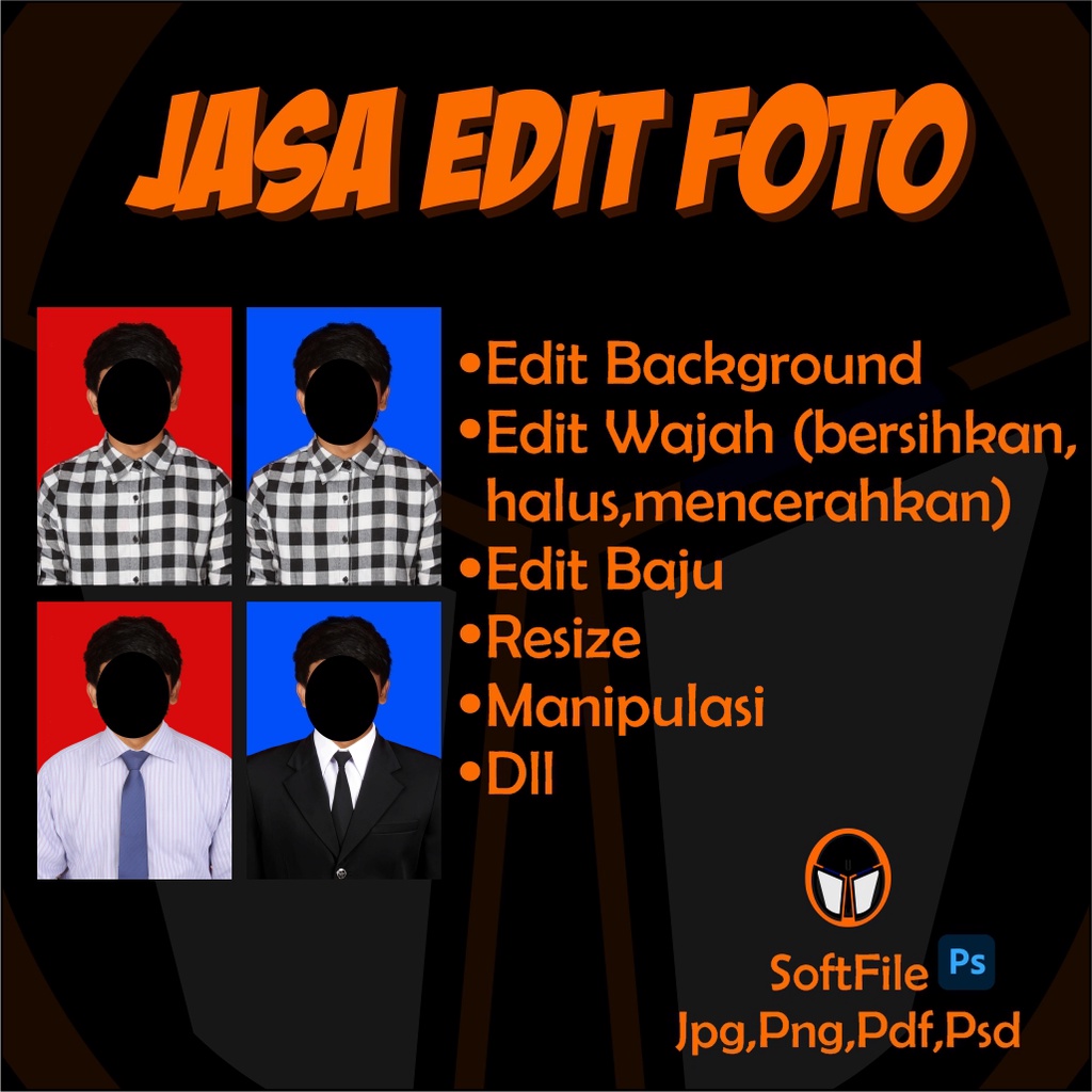 Jual Edit Foto Background/Edit Background/Pas Foto/Manipulasi DLL