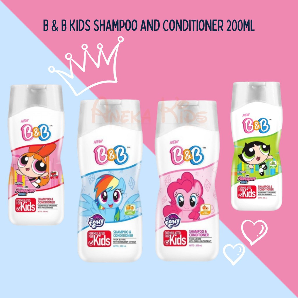Jual B&B kids Shampoo Powerpuff Girls 200ml Shopee Indonesia
