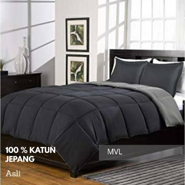 Jual BEDCOVER SPREI SET KATUN JEPANG PREMIUM POLOS King Koil tinggi 25