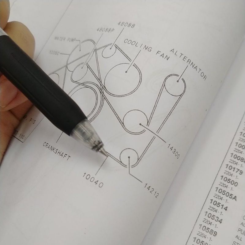 Jual fan belt Dinamo amper / altenator L300 Euro 4 Shopee Indonesia