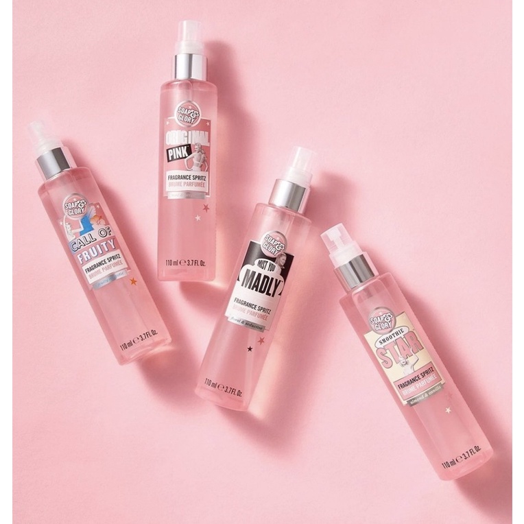 Jual Soap & Glory Fragrance Spritz Body Mist Original Pink / Smoothie