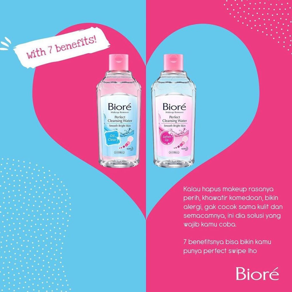 Jual BIORE MAKEUP REMOVER PERFECT CLEANSING WATER SMOOTH BRIGHT SKIN