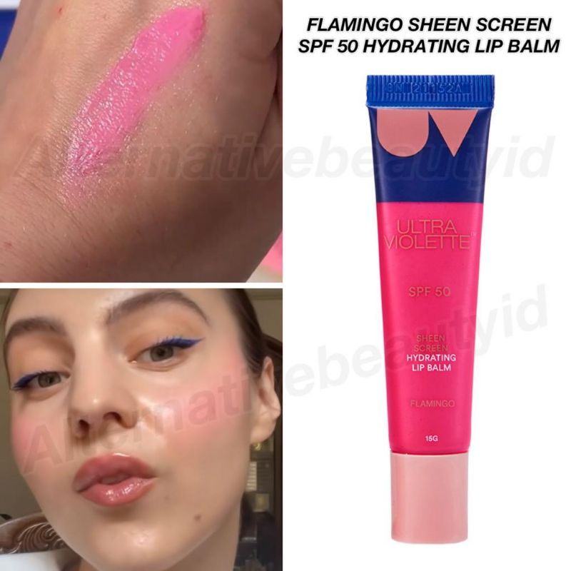 Jual ULTRA VIOLETTE SHEEN SCREEN HYDRATING LIP BALM SPF 50 FLAMINGO