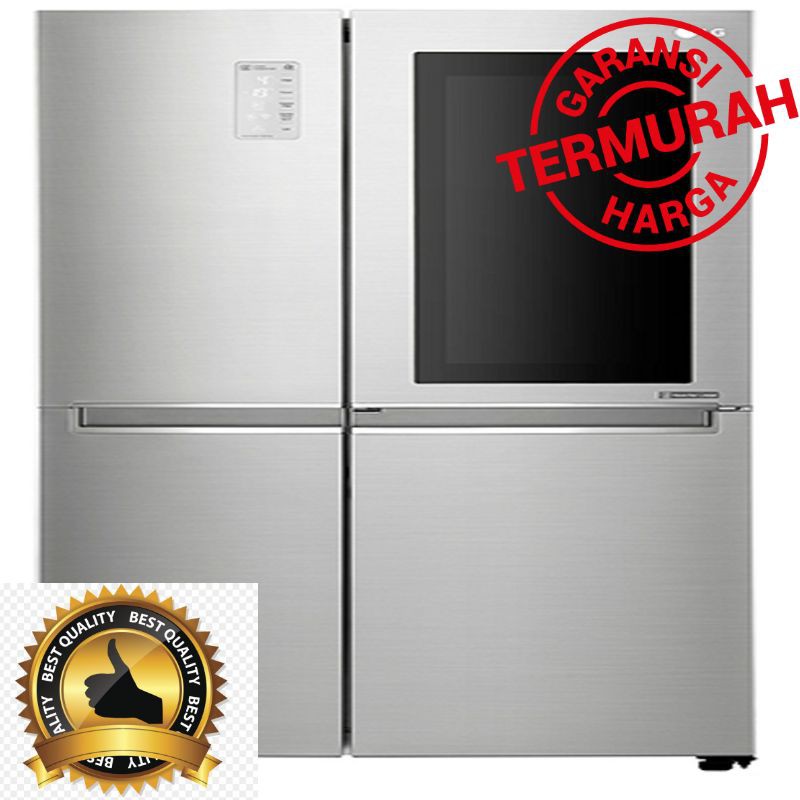 Jual super sale Kulkas LG GCQ247CSBV Model Side by Side InstaView DoorinDoor Murah Shopee