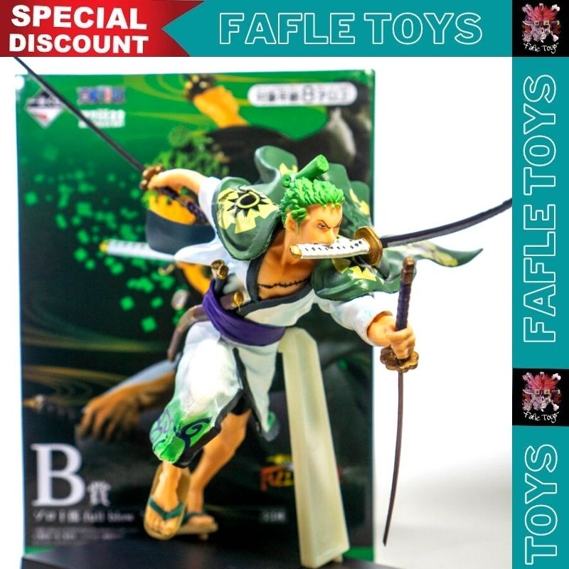 Jual Action Figure Roronoa Zoro Full Blow One Piece Wano Kingdom / Action Figure Zoro Wano kuni