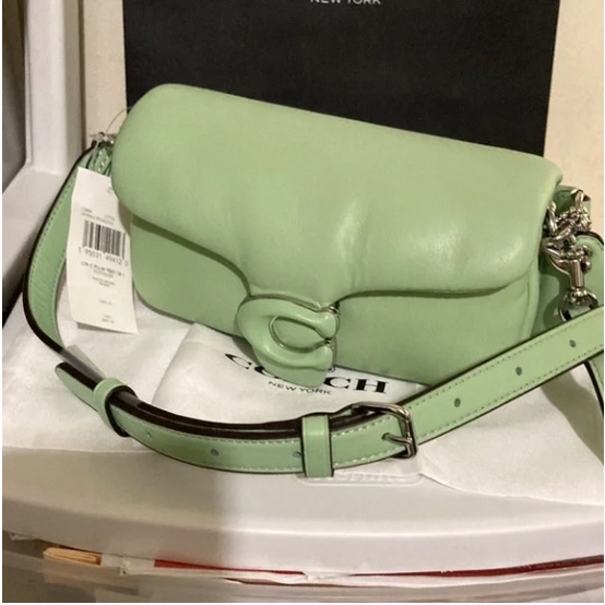 Jual Coach Pillow Tabby Shoulder Bag 18 Pale Pistachio Shopee Indonesia