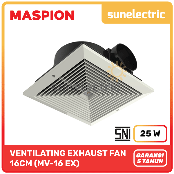 Jual Maspion MSP MV16EX Ceiling / Plafon Exhaust Sirroco Ventilang Fan