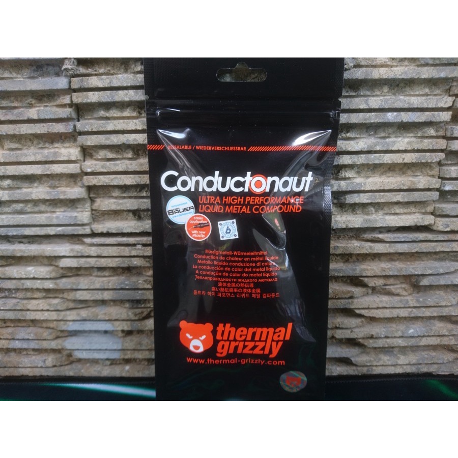 Jual Thermal Grizzly Conductonaut Liquid Metal Thermal Paste 1 Gram