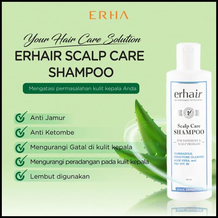 Jual Erha Scalp Care Shampoo, Mengatasi Ketombe & Dermatitis 250 Ml Shopee Indonesia