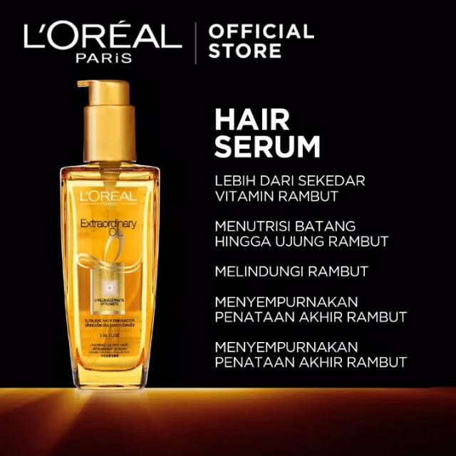 Jual Loreal Paris Elvive Extraordinary Oil Hair Serum Vitamin rambut