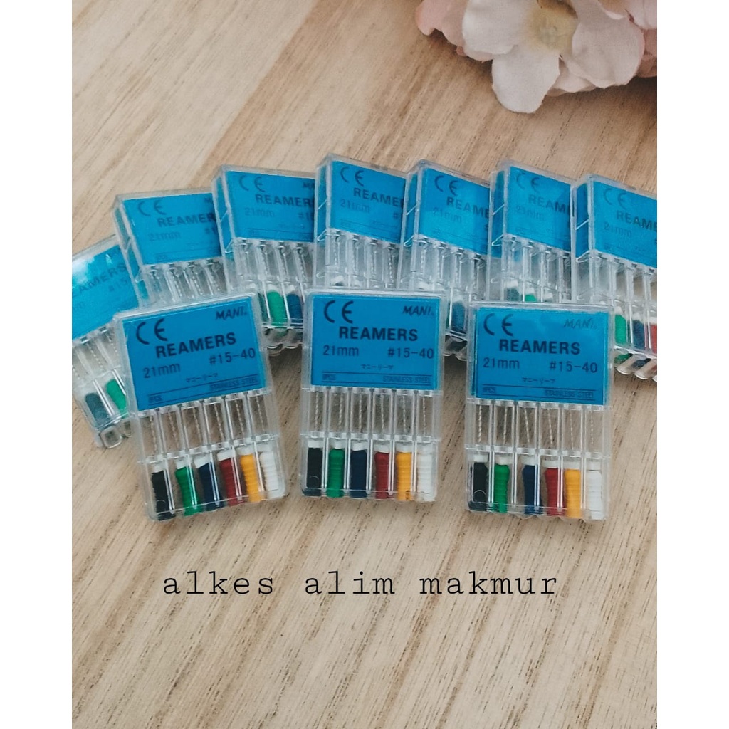 Jual REAMERS DENTAL MANI STAINLESS STEEL 21 MM 1540 , 25 MM 1540