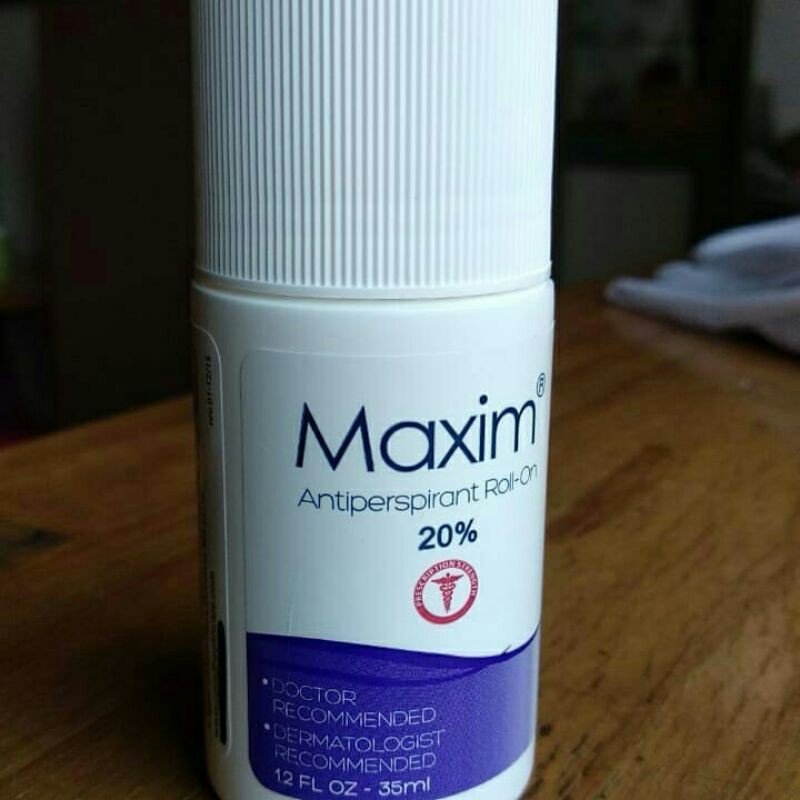 Jual Maxim Antiperspirant Aluminium Chloride 20 Solusi Hyperhidrosis