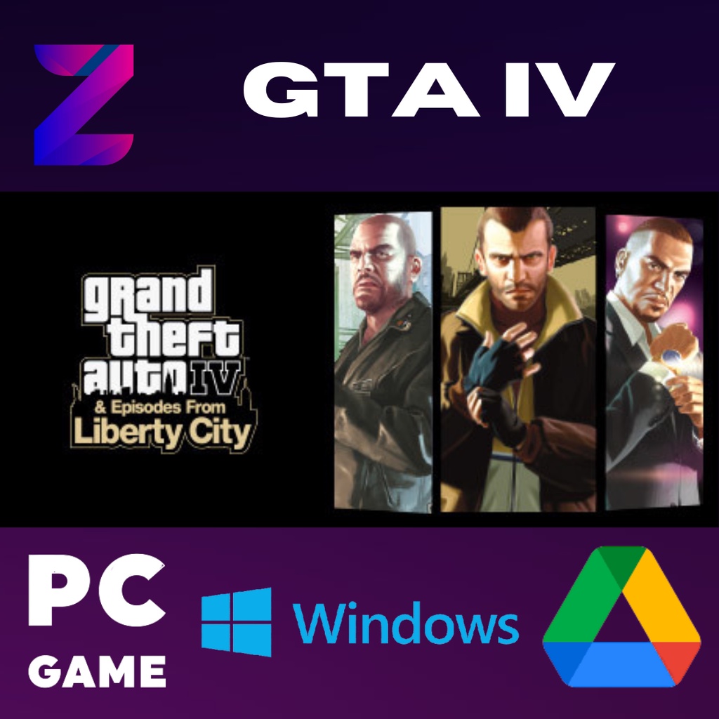 Jual GTA 4 Grand Theft Auto IV THE COMPLETE EDITION PC/Laptop Games