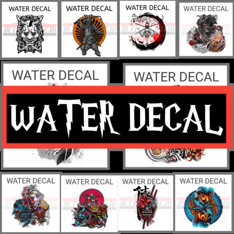 Jual WATER DECAL HELM WATER SLIDE DECAL HELM Shopee Indonesia