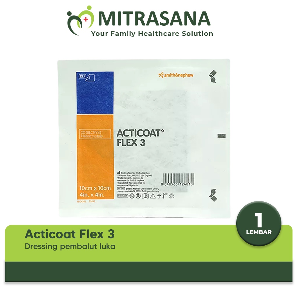 Jual Acticoat ukuran 10 x 10 cm / 10 x 20 cm Dressing Untuk Luka