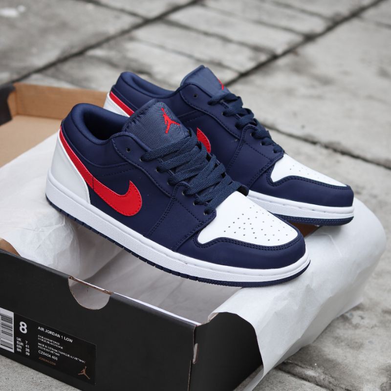 Jual Jordan 1 low midnight navy / Sepatu air jordan / Sepatu pria