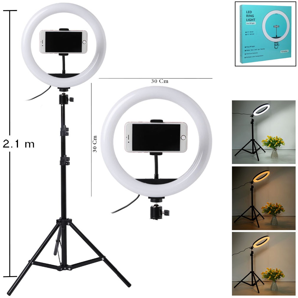 Jual Ringlight Ring Light Lampu Selfie 20 cm 26 Cm 30 cm Besar LED