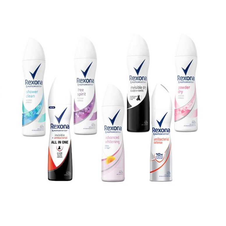 Jual Rexona deodorant spray advanced whitening 150 ml Shopee Indonesia
