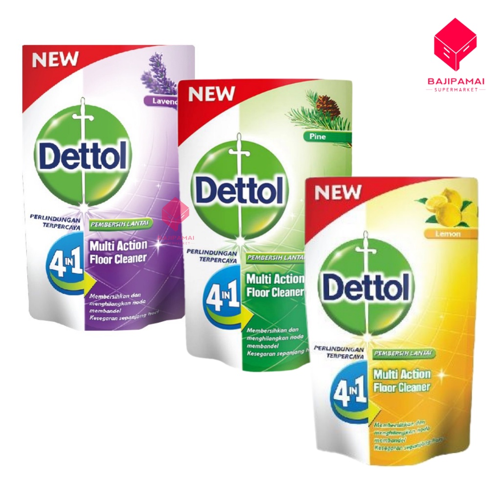 Jual Dettol Multi Action Floor Cleaner 700ml Shopee Indonesia