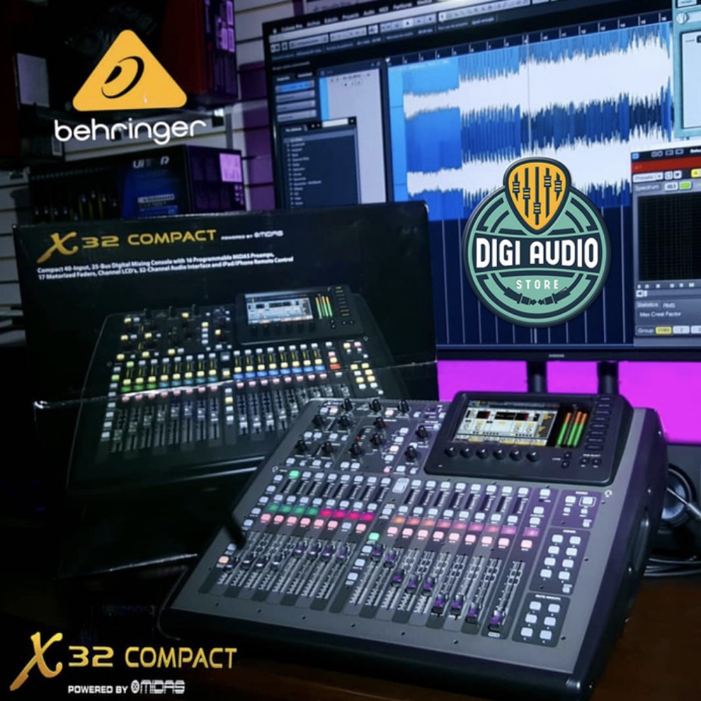 Jual Digital Audio Mixer Behringer X32 Compact 16 Channel Midas Preamp