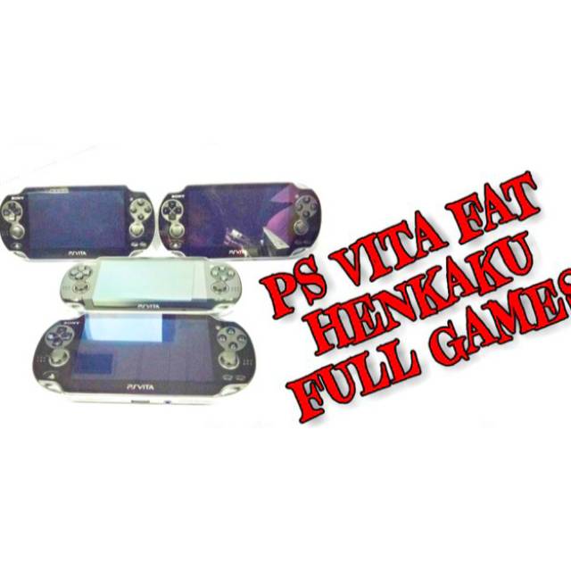 Jual PS VITA FAT HENKAKU FULL GAMES 8GB 16GB 32GB 64GB 128GB 256GB