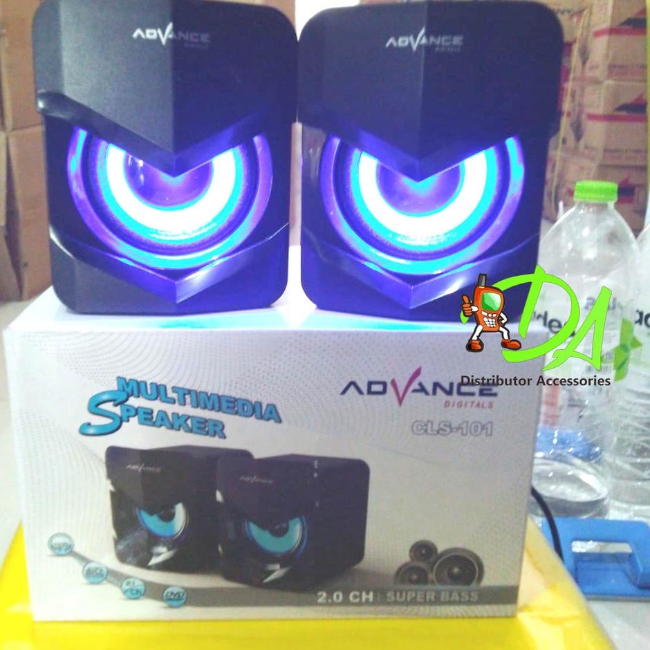 Jual Sekarang Keren Speaker Advance CLS 101 Super Bass RGB Backlit PC